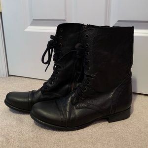 Steve Madden Black Troopa Boots ***NEW***